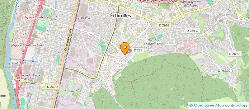 localisation de l'entreprise ART WAN CONNECT  ECHIROLLES