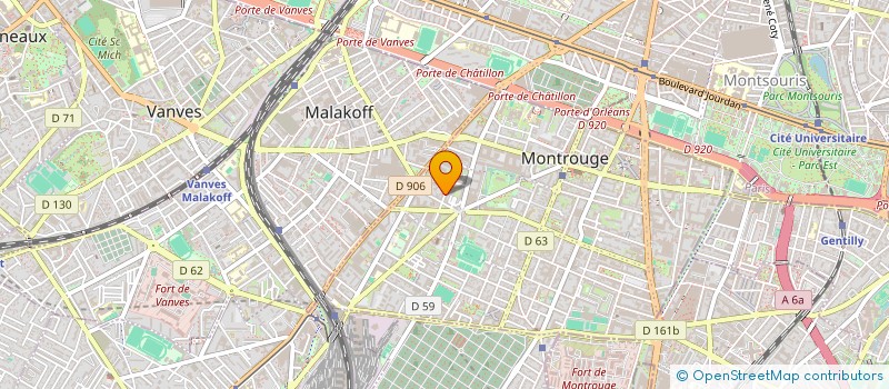 localisation de l'entreprise ART WELDER S.A.R.L.  MONTROUGE