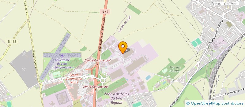 localisation de l'entreprise ART WOOD IMPORT  VENDIN-LE-VIEIL