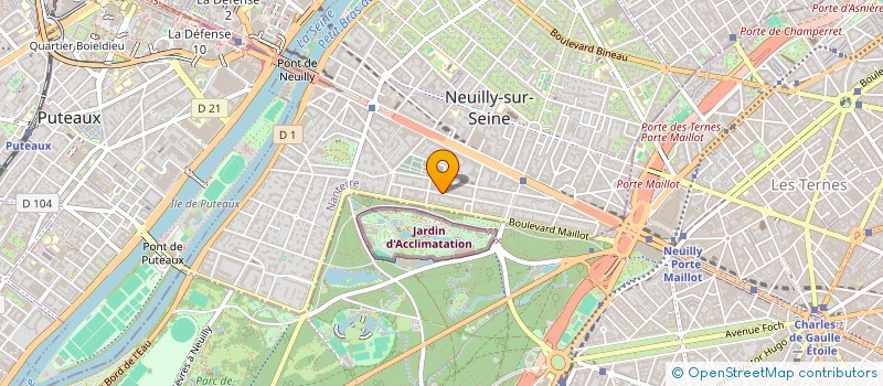 localisation de l'entreprise ART-XPO SERVICES à NEUILLY-SUR-SEINE