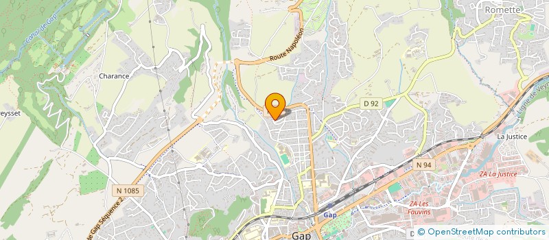 localisation de l'entreprise ART' XYGENE  GAP