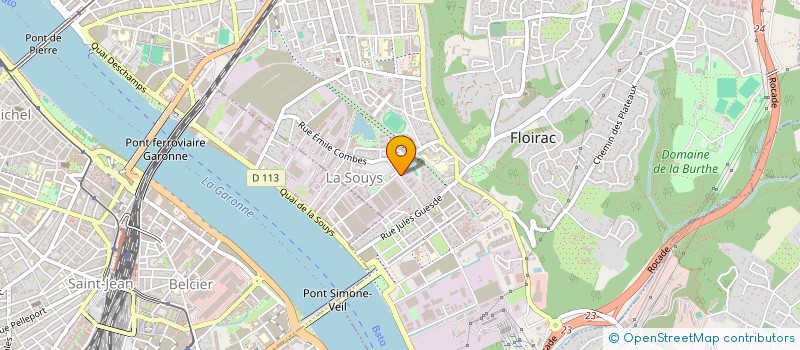 localisation de l'entreprise ART'Y BOIS 33 à FLOIRAC