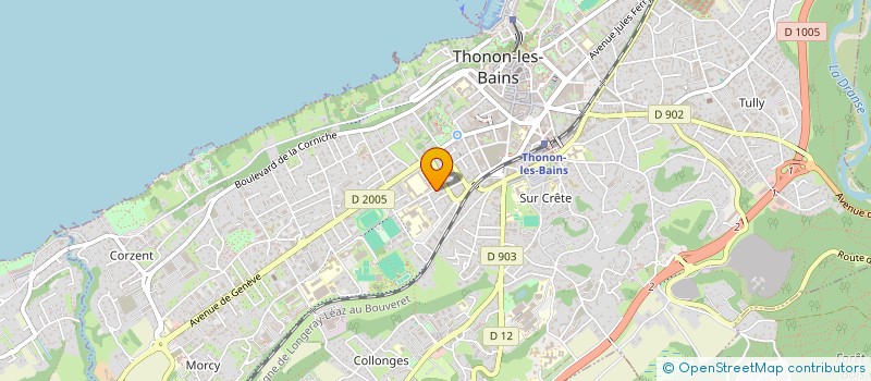 localisation de l'entreprise ART'ZIMUT à THONON-LES-BAINS