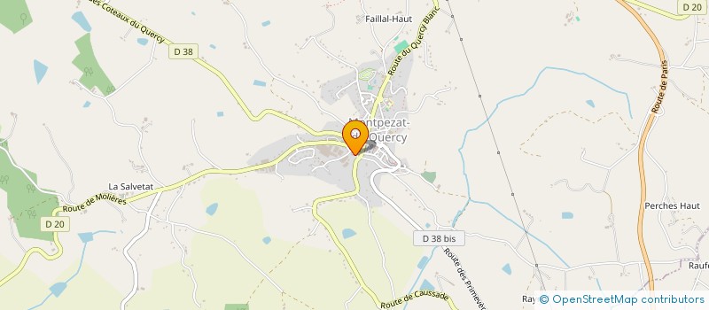 localisation de l'entreprise ART2FAIRE  MONTPEZAT-DE-QUERCY