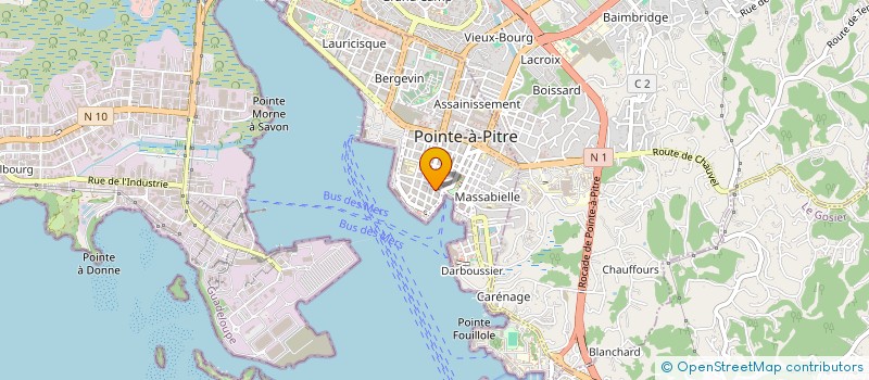 localisation de l'entreprise ART2PROD' à POINTE-A-PITRE