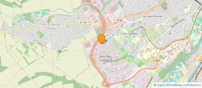 localisation de l'entreprise ART3G à MULHOUSE
