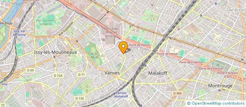 localisation de l'entreprise ARTA  VANVES