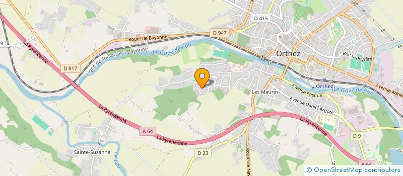 localisation de l'entreprise ARTA  ORTHEZ