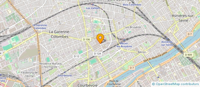 localisation de l'entreprise ARTA BURO à COURBEVOIE