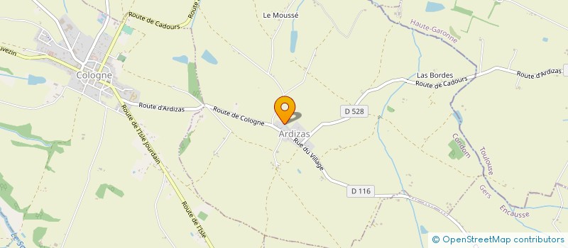 localisation de l'entreprise ARTABAN  MAUVEZIN