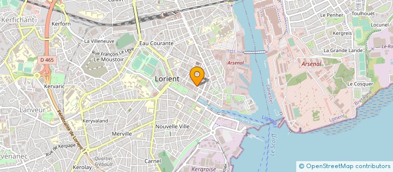 localisation de l'entreprise ARTABLE SARL à LORIENT