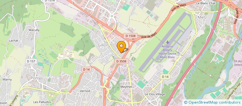 localisation de l'entreprise ARTACCOMPAGNEMENT  EPAGNY METZ-TESSY