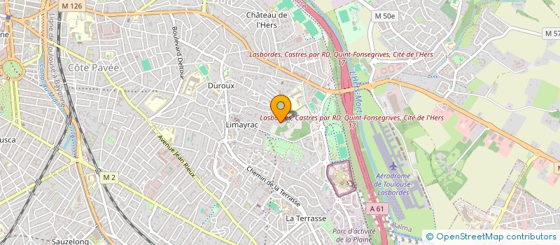 localisation de l'entreprise ARTAE PATRIMOINE à TOULOUSE