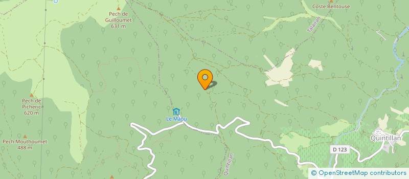 localisation de l'entreprise ARTAGRI  QUINTILLAN