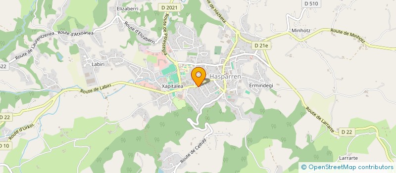 localisation de l'entreprise ARTALEKU BERRIA à HASPARREN