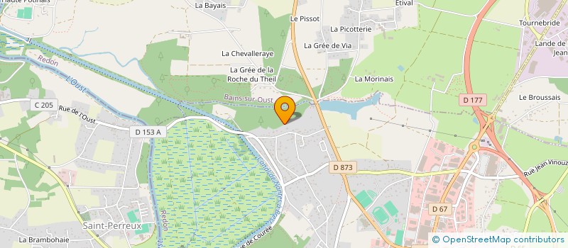 localisation de l'entreprise ARTALEX  REDON