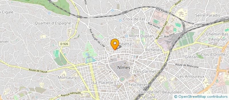 localisation de l'entreprise ARTALYS à NIMES