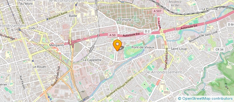 localisation de l'entreprise ARTAMAR à MARSEILLE