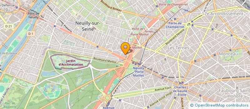 localisation de l'entreprise ARTANA à NEUILLY-SUR-SEINE
