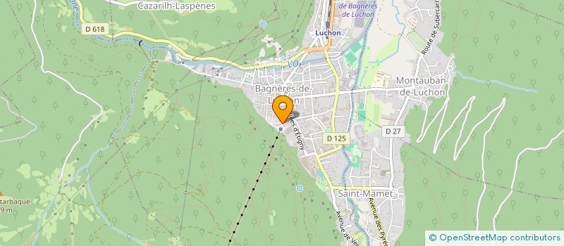 localisation de l'entreprise ARTANCE  BAGNERES-DE-LUCHON