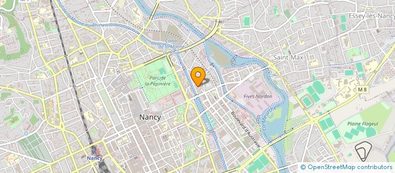 localisation de l'entreprise ARTANGO à NANCY