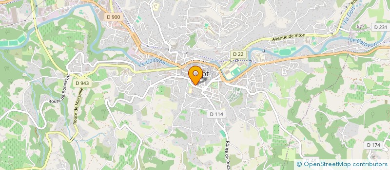 localisation de l'entreprise ARTATA à APT