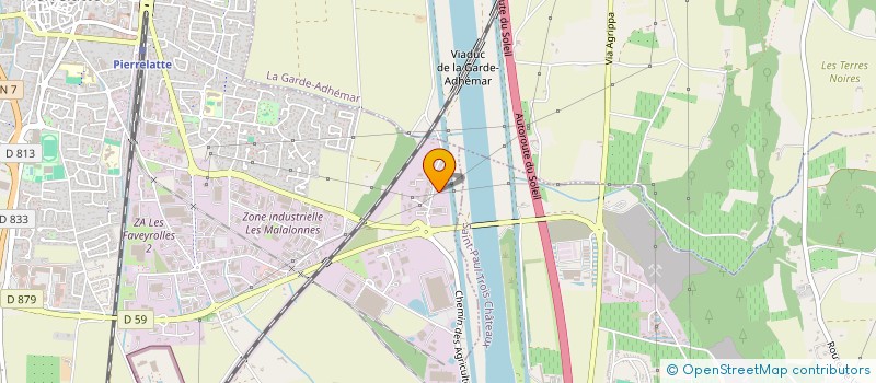 localisation de l'entreprise ARTAUD DEPANNAGE ET ENTRETIEN à PIERRELATTE