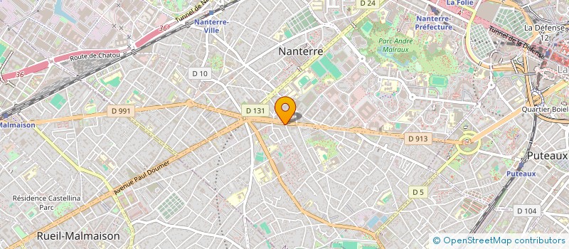 localisation de l'entreprise ARTAW  NANTERRE