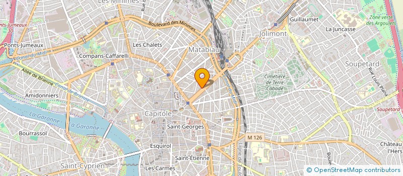 localisation de l'entreprise ARTAX à TOULOUSE