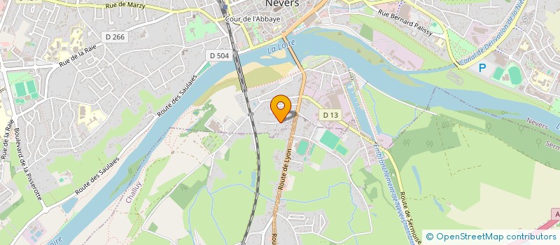 localisation de l'entreprise ARTBA à NEVERS