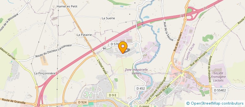 localisation de l'entreprise ARTBA INVEST  VILLEDIEU-LES-POELES-ROUFFIGNY