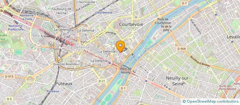 localisation de l'entreprise ARTBAT à COURBEVOIE