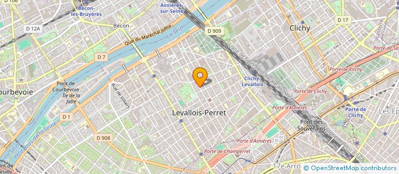 localisation de l'entreprise ARTBAY CAPITAL à LEVALLOIS-PERRET