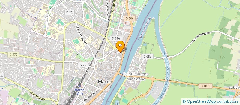 localisation de l'entreprise ARTBE71 à MACON