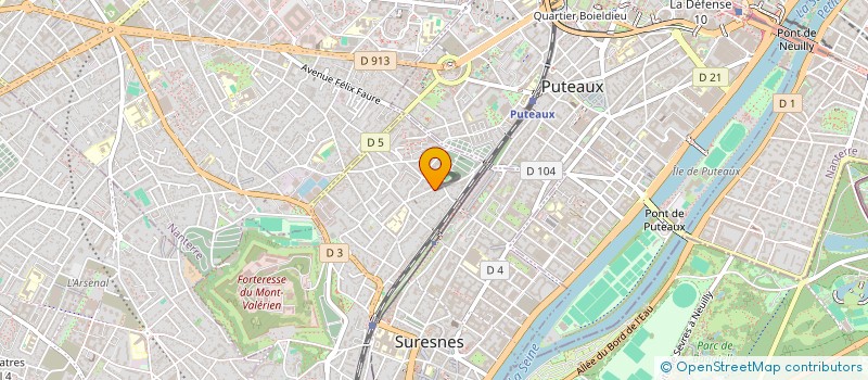 localisation de l'entreprise ARTBI à SURESNES
