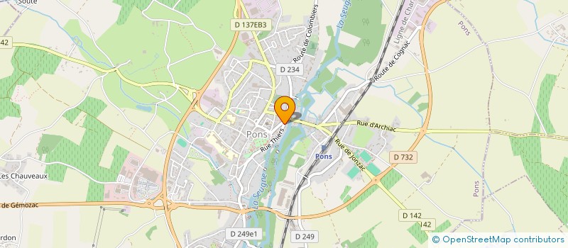 localisation de l'entreprise ARTBONDANCE  PONS