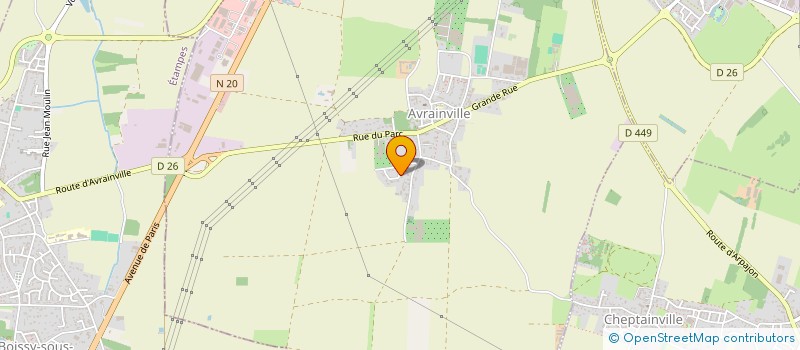 localisation de l'entreprise ARTBOPAYSAGE à AVRAINVILLE