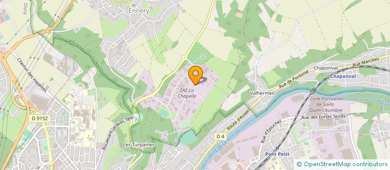 localisation de l'entreprise ARTBOREAL à ENNERY