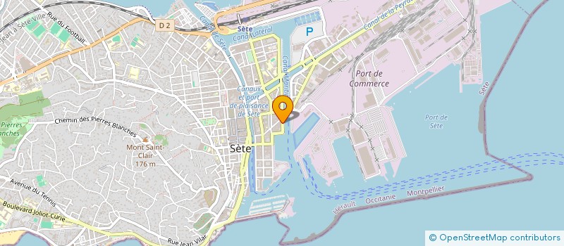 localisation de l'entreprise ARTBORESCIA à SETE