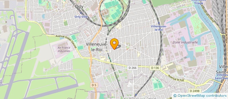 localisation de l'entreprise ARTC à VILLENEUVE-LE-ROI