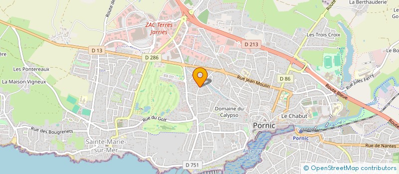 localisation de l'entreprise ARTCAL  PORNIC