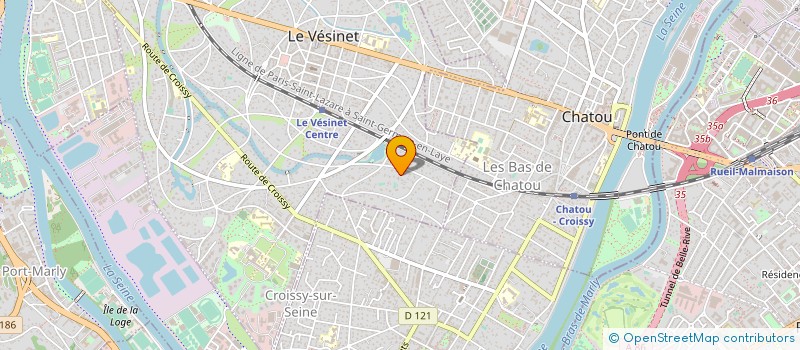 localisation de l'entreprise ARTCAN' DEVELOPPEMENT à LE VESINET