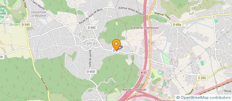 localisation de l'entreprise ARTCANES à CABRIES