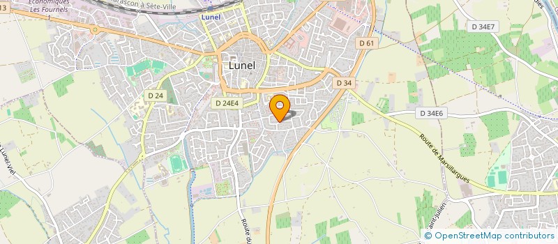 localisation de l'entreprise ARTCAP  LUNEL