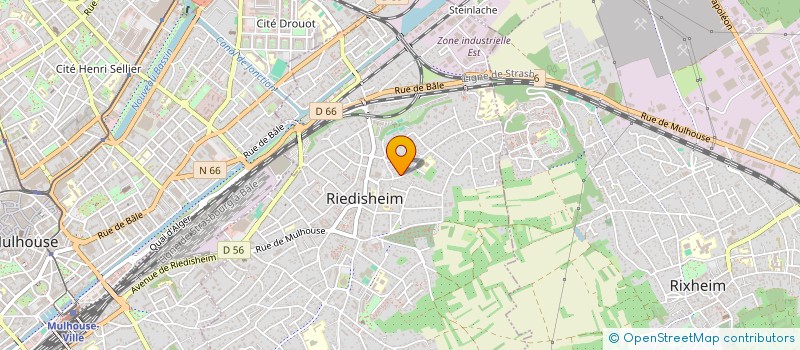 localisation de l'entreprise ARTCARO  RIEDISHEIM