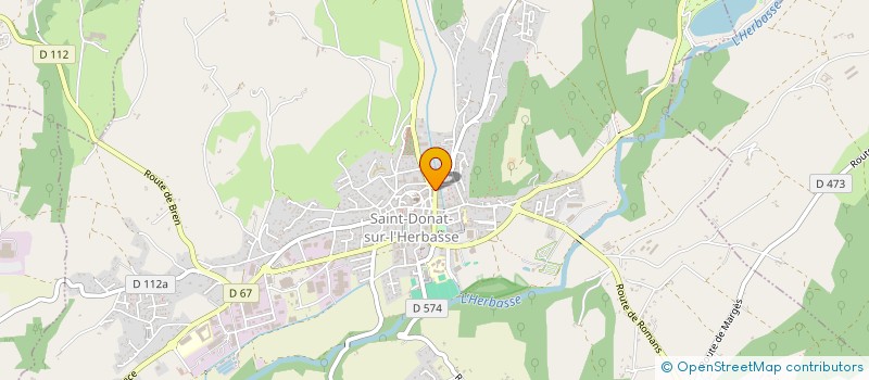 localisation de l'entreprise ARTCELIS à SAINT-DONAT-SUR-L'HERBASSE