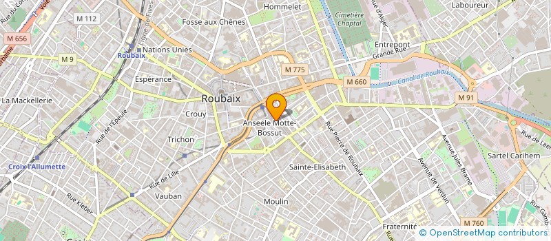 localisation de l'entreprise ARTCH  ROUBAIX