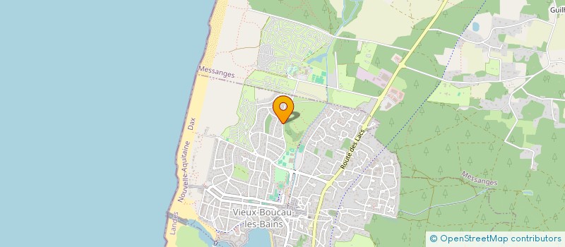 localisation de l'entreprise ARTCHALIA  VIEUX-BOUCAU-LES-BAINS