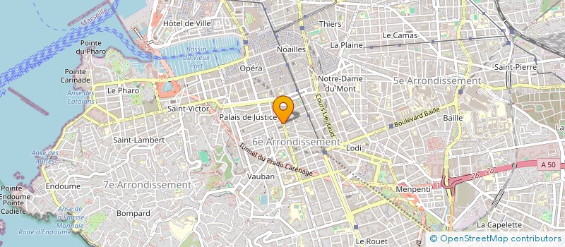 localisation de l'entreprise ARTCHI BAT à MARSEILLE