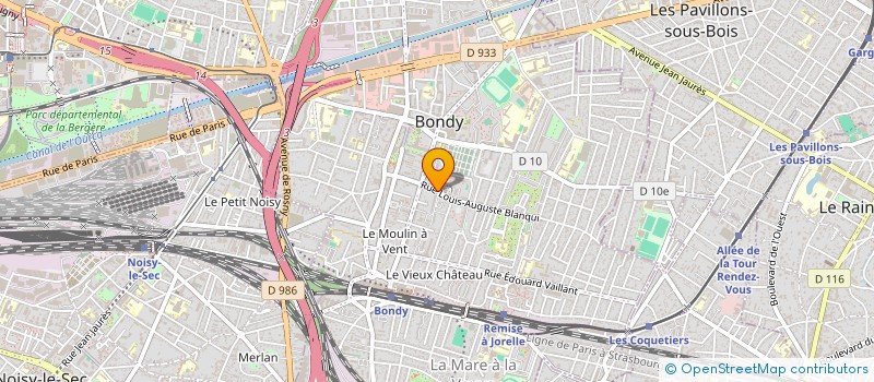 localisation de l'entreprise ARTCO à BONDY